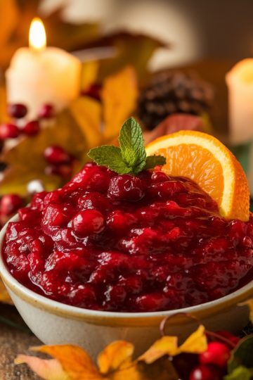 cranberry sauce