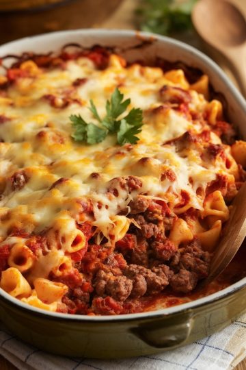 Cheesy Beef and Pasta Casserole