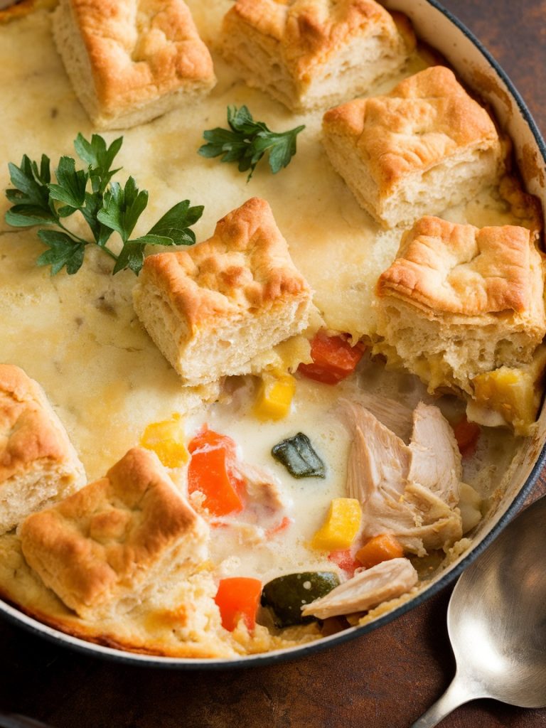 chicken pot pie casserole