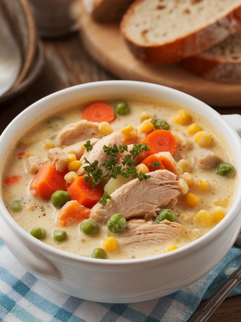 chicken pot pie soup